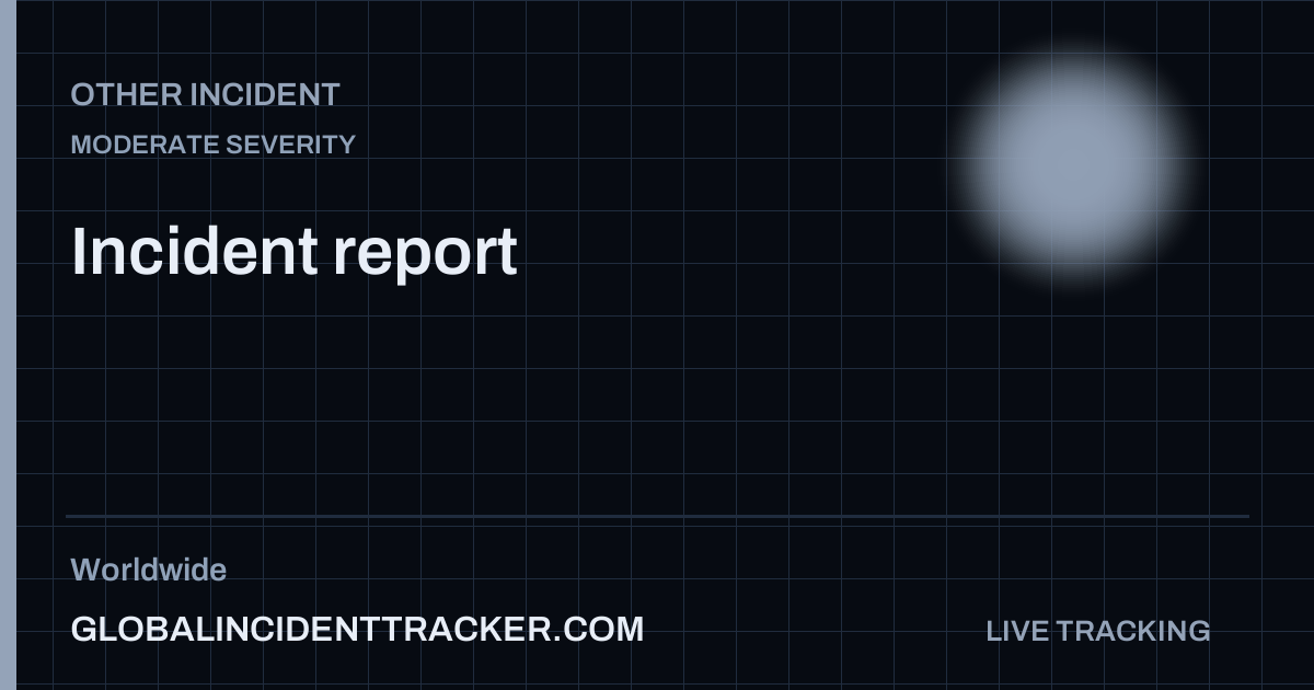 Flood incident in United States on 10 October 2026 — Global Incident Tracker report card