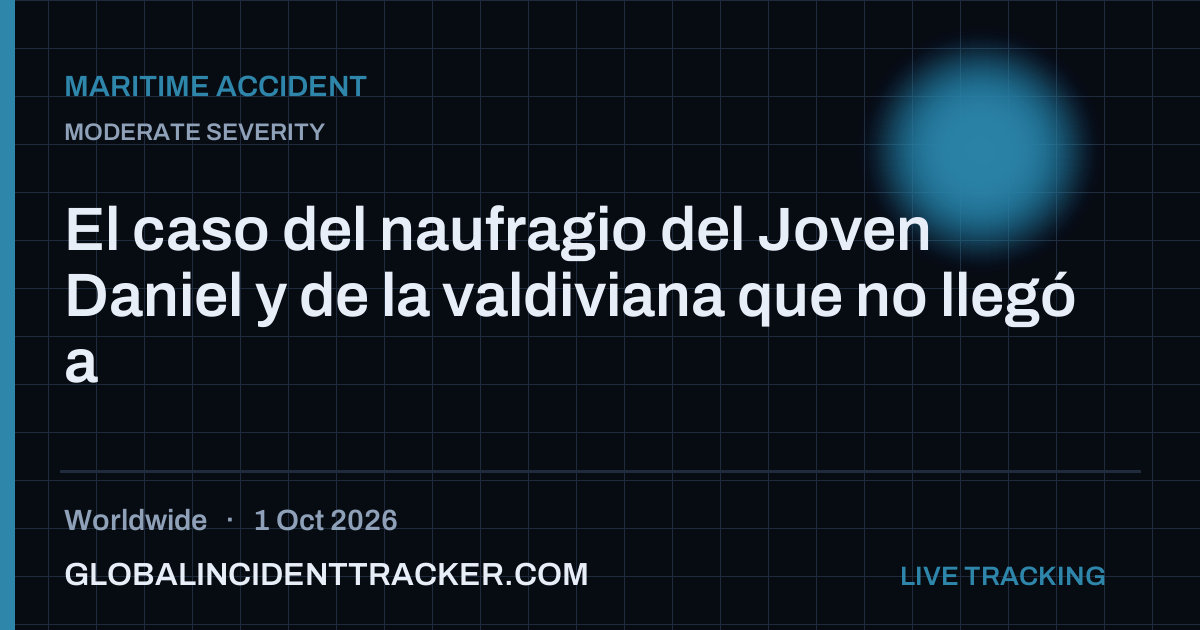 Maritime Accident incident in worldwide on 1 October 2026 — Global Incident Tracker report card