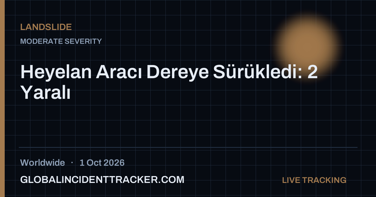 Landslide incident in worldwide on 1 October 2026 — Global Incident Tracker report card
