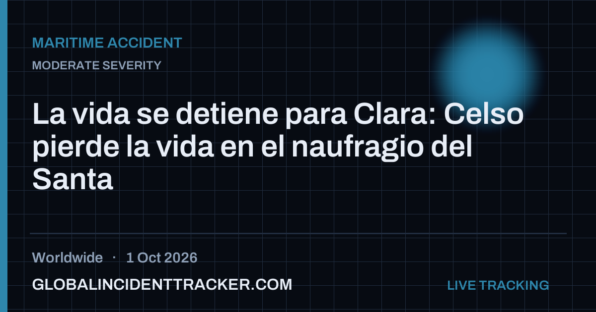 Maritime Accident incident in worldwide on 1 October 2026 — Global Incident Tracker report card