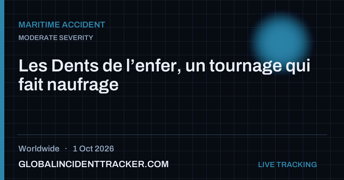 Maritime Accident incident in worldwide on 1 October 2026 — Global Incident Tracker report card