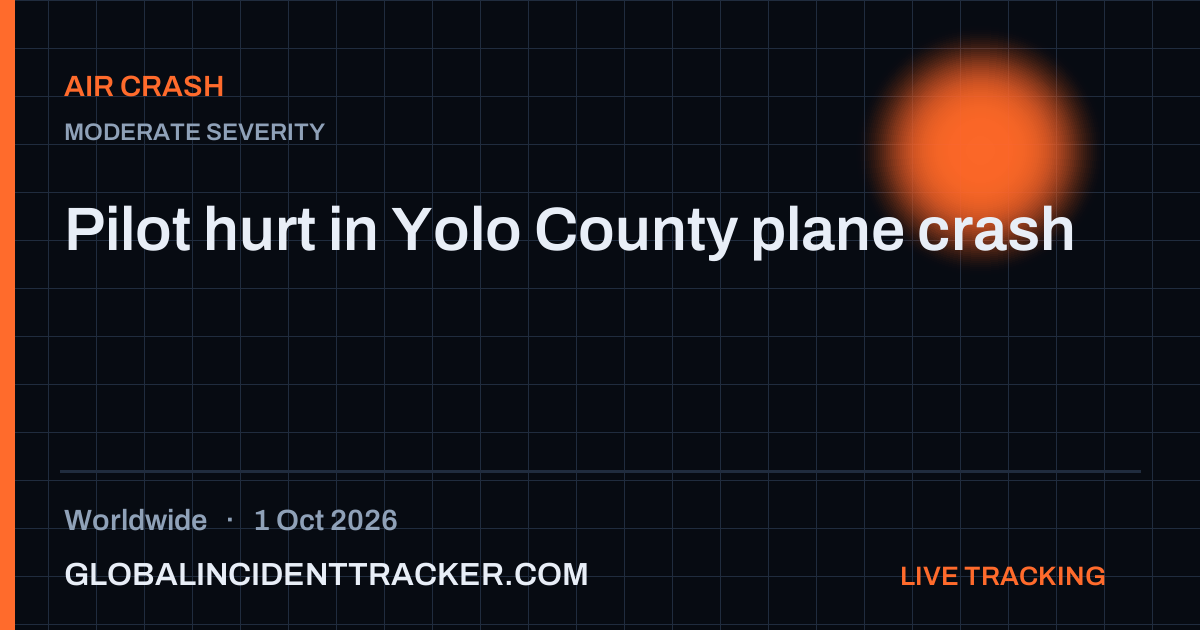Air Crash incident in worldwide on 1 October 2026 — Global Incident Tracker report card