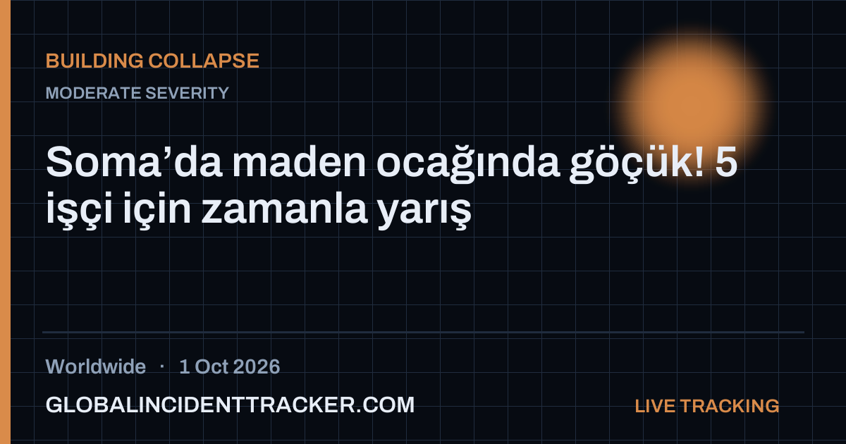 Building Collapse incident in worldwide on 1 October 2026 — Global Incident Tracker report card