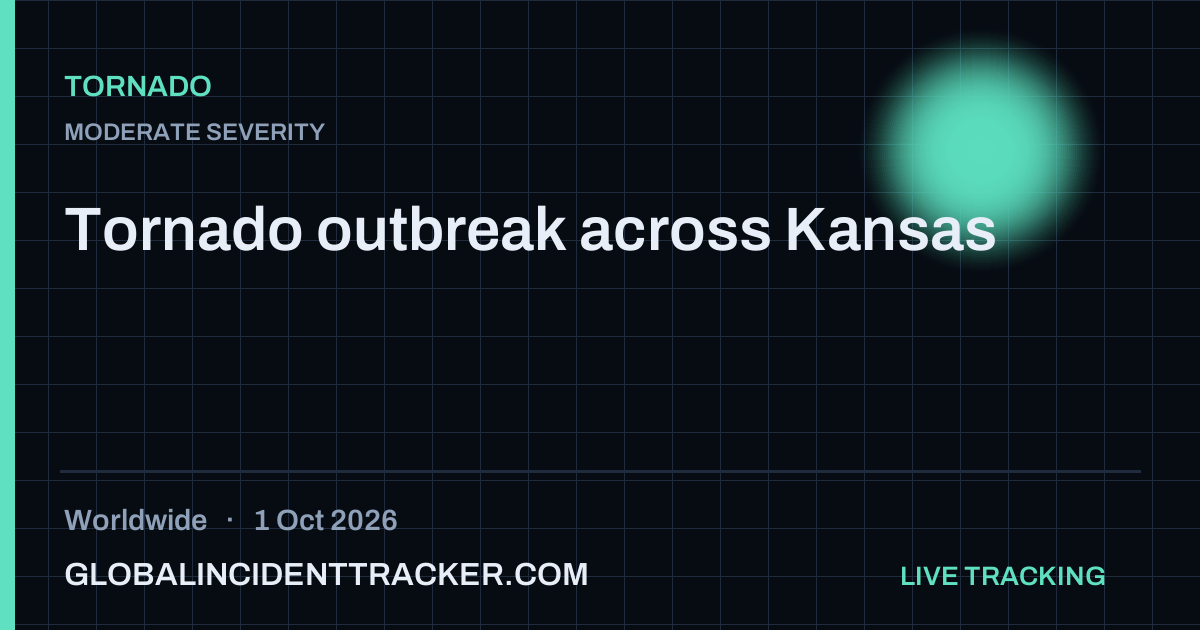 Tornado incident in worldwide on 1 October 2026 — Global Incident Tracker report card