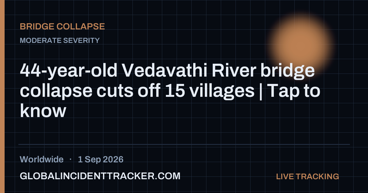Bridge Collapse incident in worldwide on 1 September 2026 — Global Incident Tracker report card