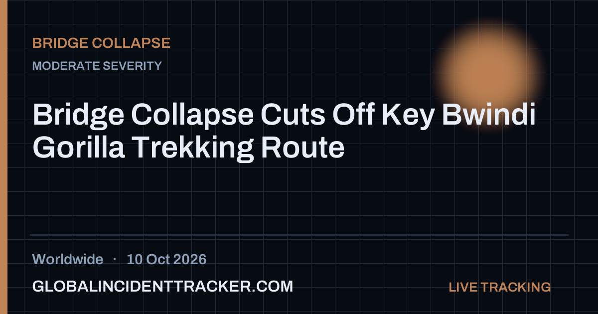 Bridge Collapse incident in worldwide on 10 October 2026 — Global Incident Tracker report card