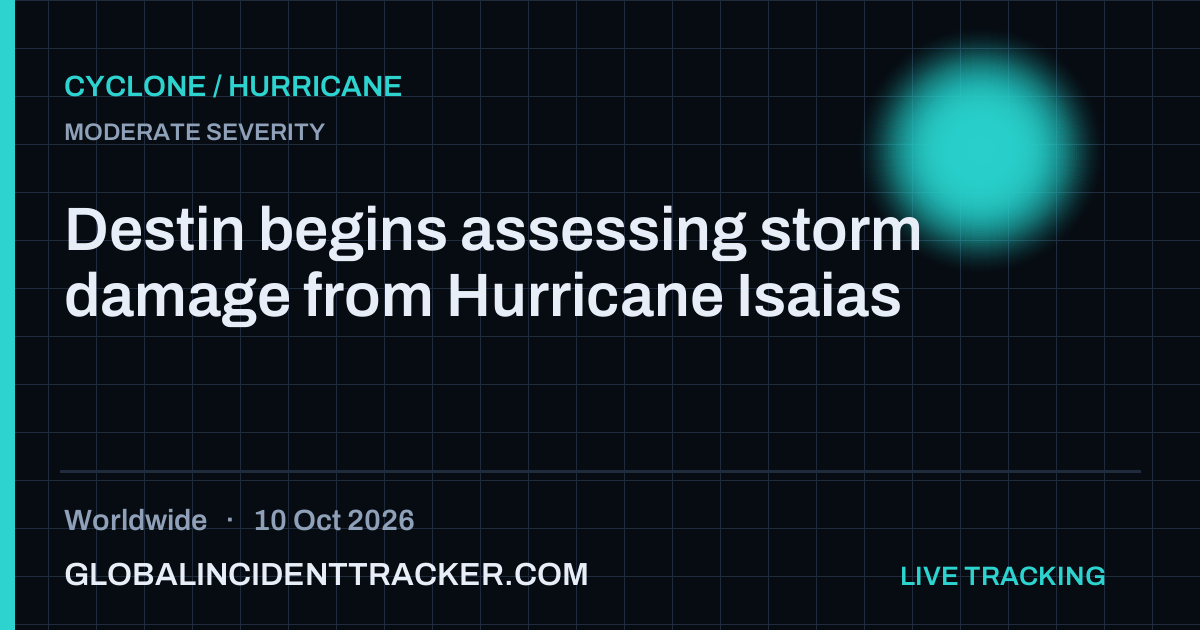 Cyclone / Hurricane incident in worldwide on 10 October 2026 — Global Incident Tracker report card