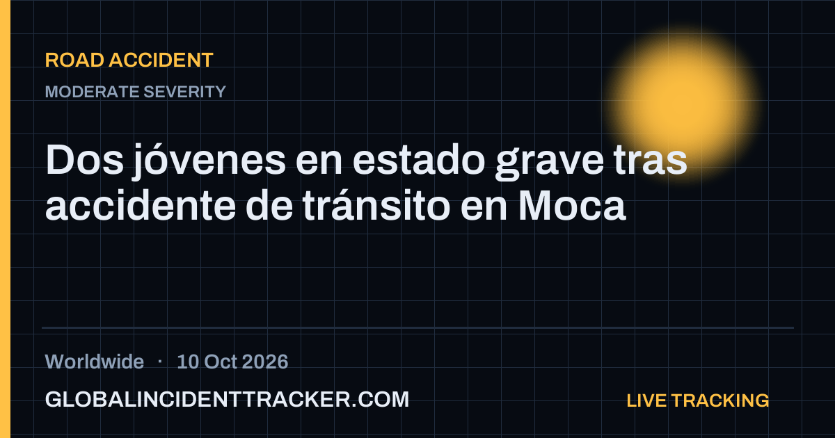 Road Accident incident in worldwide on 10 October 2026 — Global Incident Tracker report card