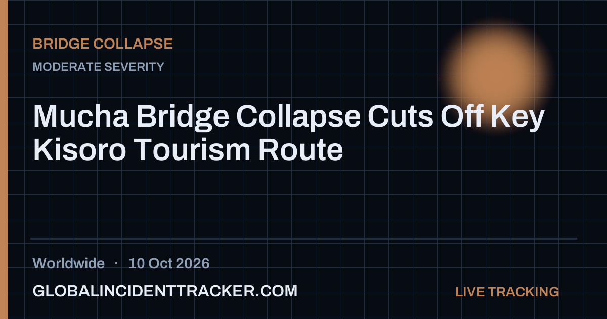 Bridge Collapse incident in worldwide on 10 October 2026 — Global Incident Tracker report card