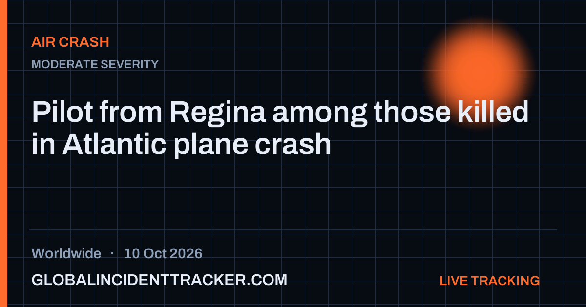 Air Crash incident in worldwide on 10 October 2026 — Global Incident Tracker report card