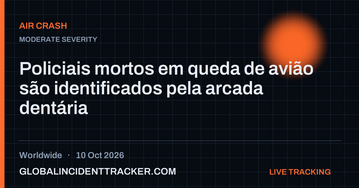 Air Crash incident in worldwide on 10 October 2026 — Global Incident Tracker report card