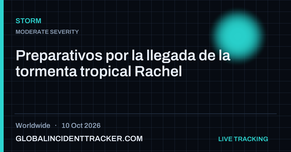 Storm incident in worldwide on 10 October 2026 — Global Incident Tracker report card