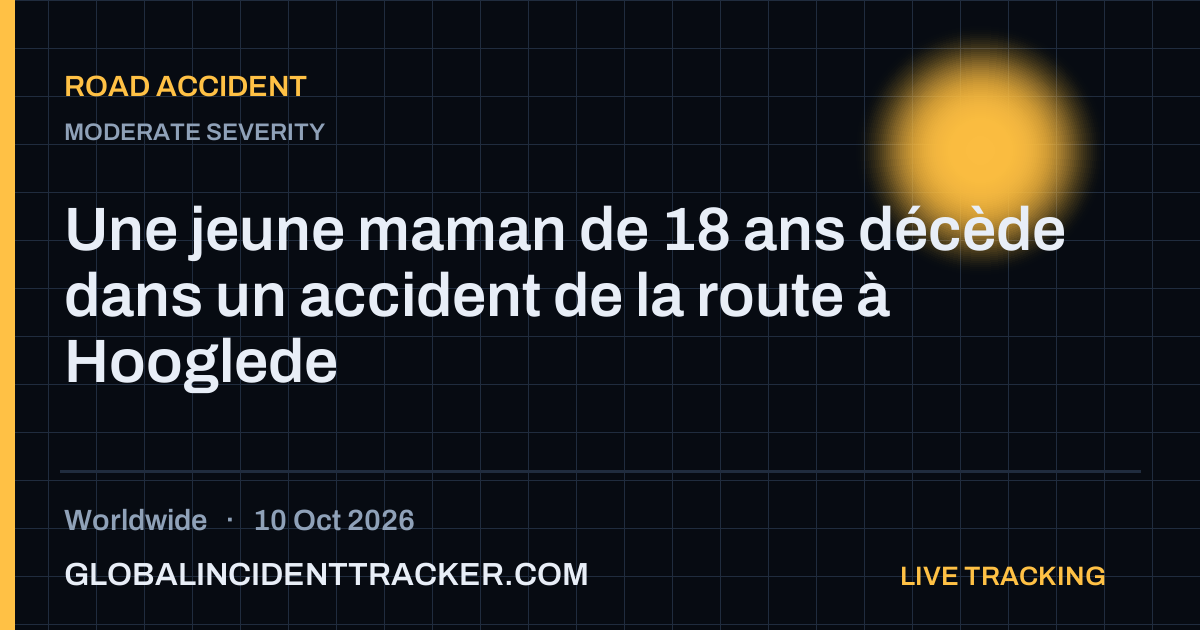 Road Accident incident in worldwide on 10 October 2026 — Global Incident Tracker report card