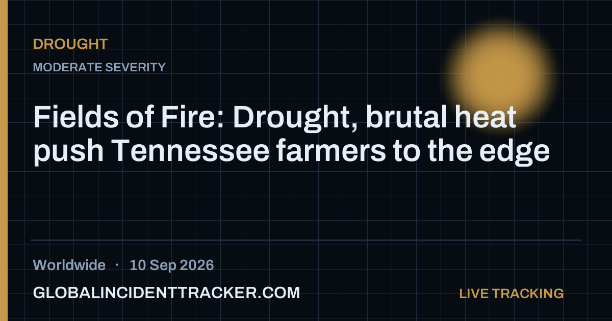 Drought incident in worldwide on 10 September 2026 — Global Incident Tracker report card