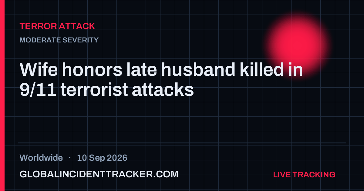Terror Attack incident in worldwide on 10 September 2026 — Global Incident Tracker report card