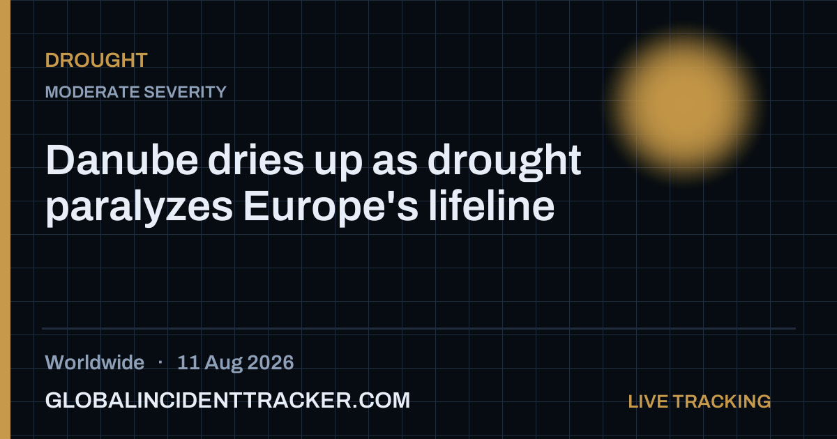 Drought incident in worldwide on 11 August 2026 — Global Incident Tracker report card