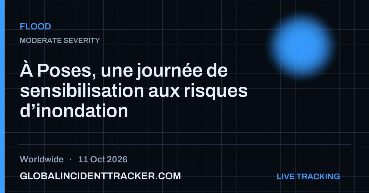 Flood incident in worldwide on 11 October 2026 — Global Incident Tracker report card