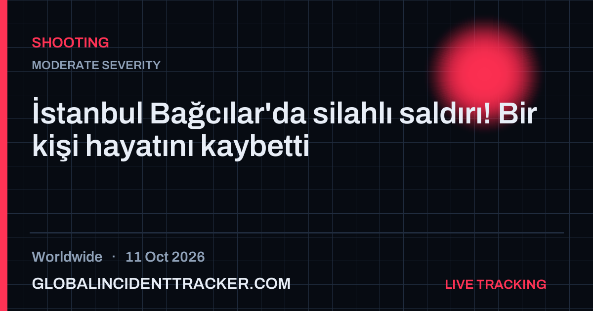 Shooting incident in worldwide on 11 October 2026 — Global Incident Tracker report card