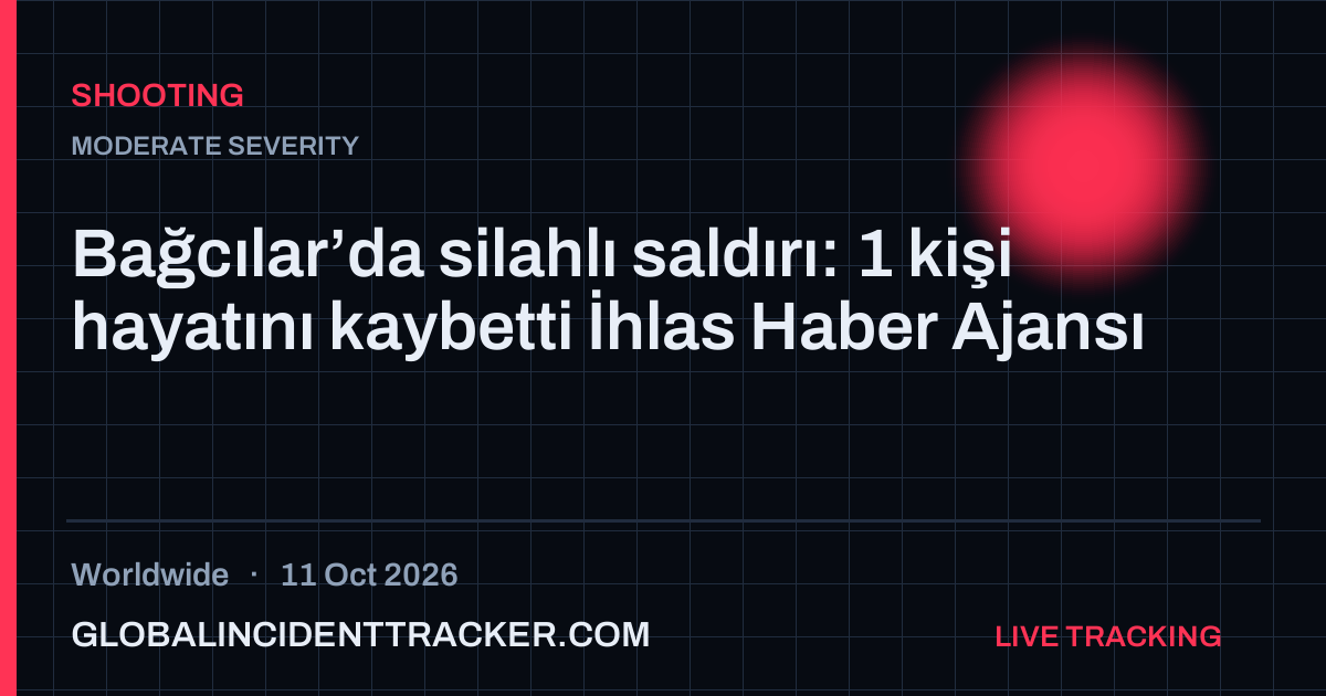 Shooting incident in worldwide on 11 October 2026 — Global Incident Tracker report card