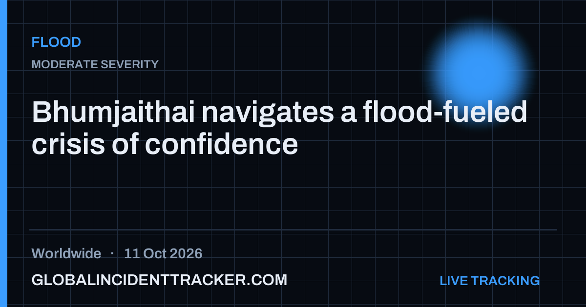 Flood incident in worldwide on 11 October 2026 — Global Incident Tracker report card