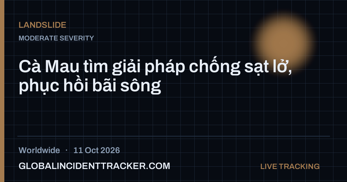 Landslide incident in worldwide on 11 October 2026 — Global Incident Tracker report card