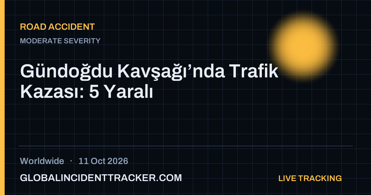 Road Accident incident in worldwide on 11 October 2026 — Global Incident Tracker report card
