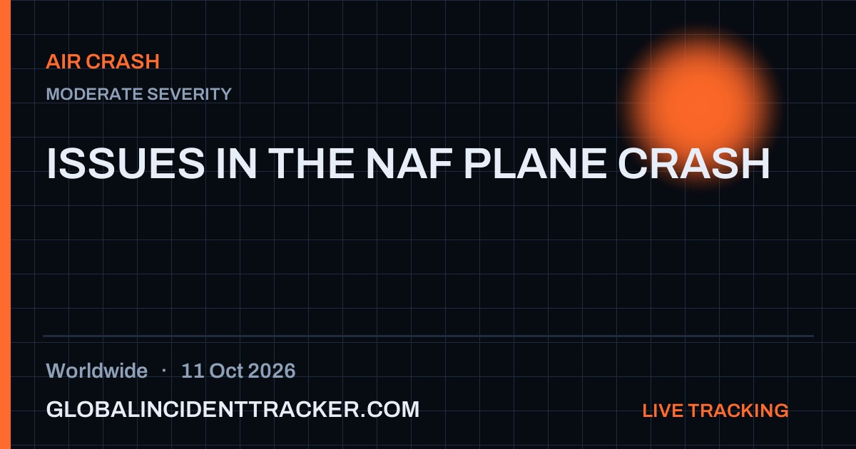 Air Crash incident in worldwide on 11 October 2026 — Global Incident Tracker report card