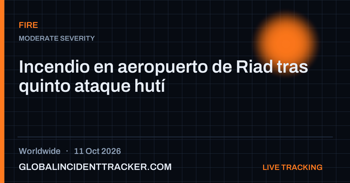 Fire incident in worldwide on 11 October 2026 — Global Incident Tracker report card