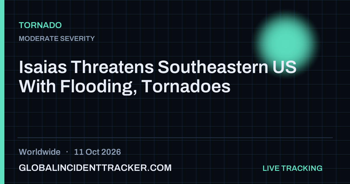 Tornado incident in worldwide on 11 October 2026 — Global Incident Tracker report card