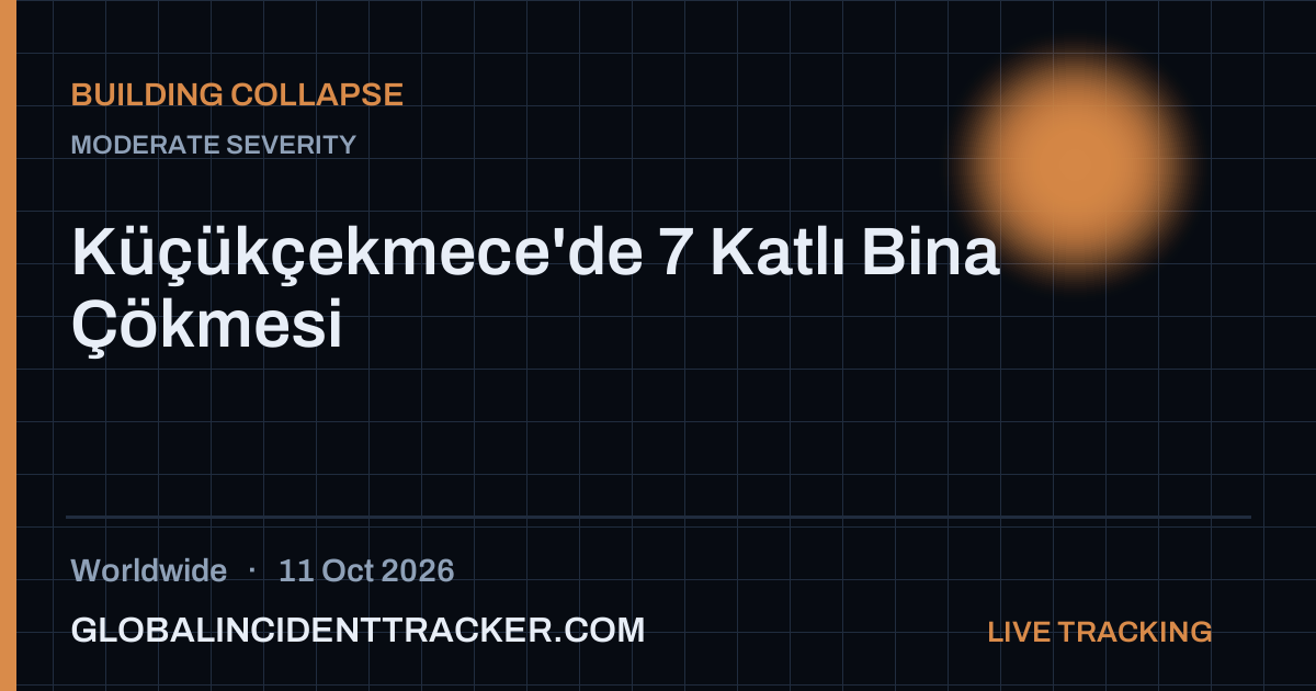 Building Collapse incident in worldwide on 11 October 2026 — Global Incident Tracker report card