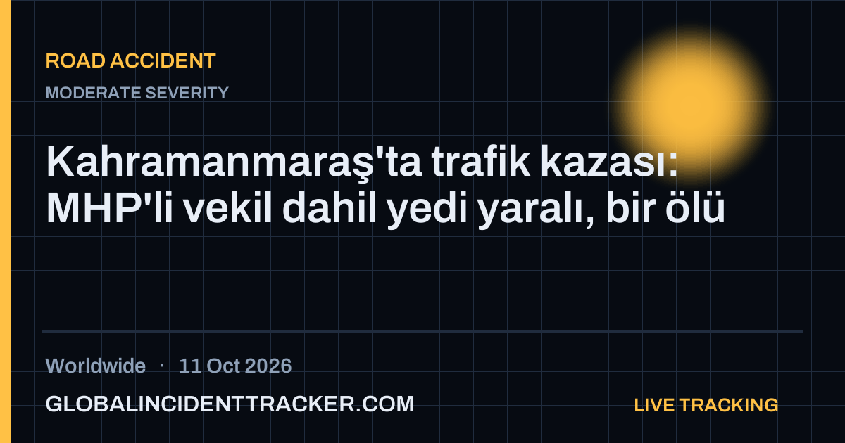 Road Accident incident in worldwide on 11 October 2026 — Global Incident Tracker report card