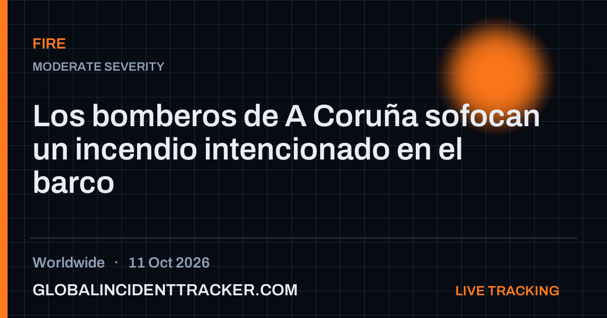 Fire incident in worldwide on 11 October 2026 — Global Incident Tracker report card