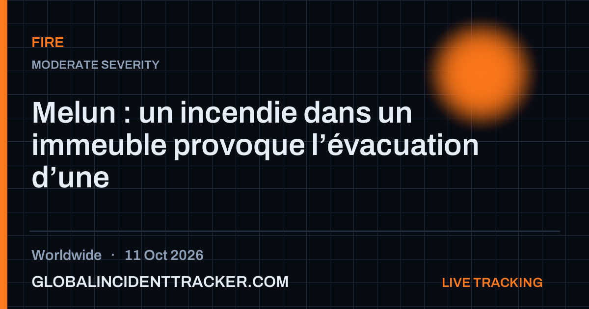 Fire incident in worldwide on 11 October 2026 — Global Incident Tracker report card