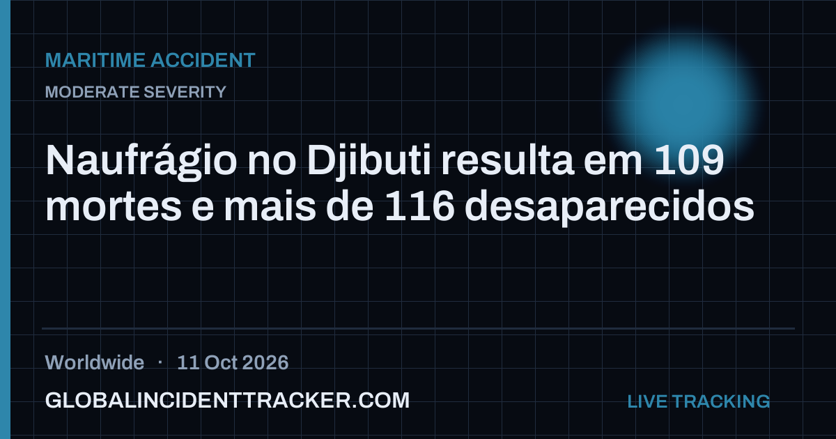 Maritime Accident incident in worldwide on 11 October 2026 — Global Incident Tracker report card