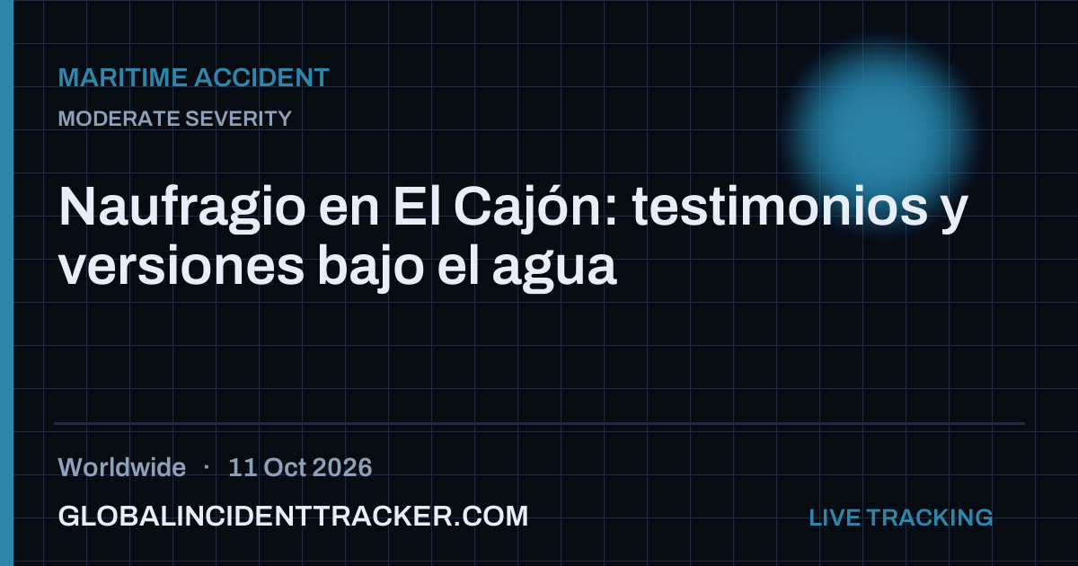 Maritime Accident incident in worldwide on 11 October 2026 — Global Incident Tracker report card