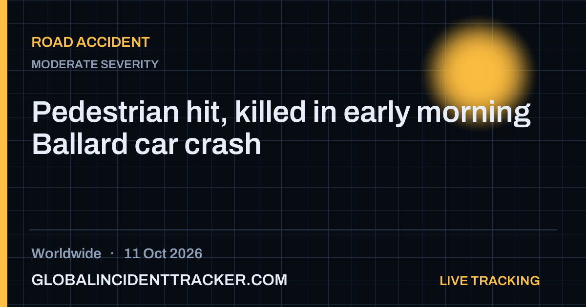 Road Accident incident in worldwide on 11 October 2026 — Global Incident Tracker report card