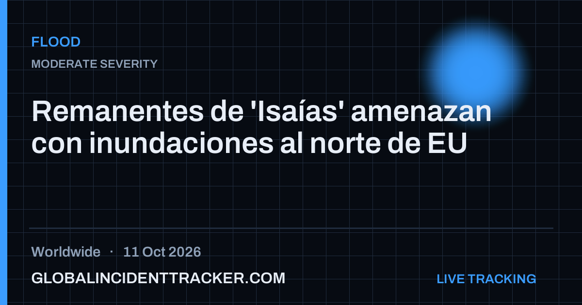 Flood incident in worldwide on 11 October 2026 — Global Incident Tracker report card