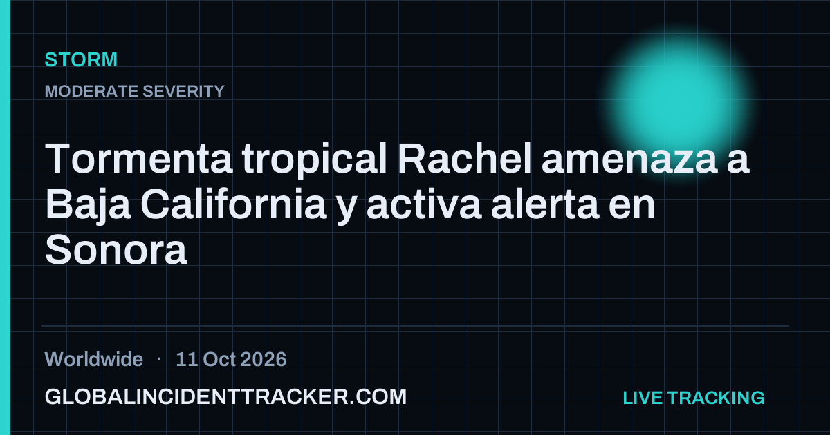 Storm incident in worldwide on 11 October 2026 — Global Incident Tracker report card