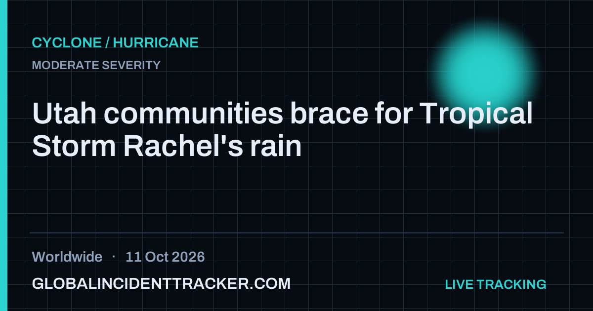 Cyclone / Hurricane incident in worldwide on 11 October 2026 — Global Incident Tracker report card