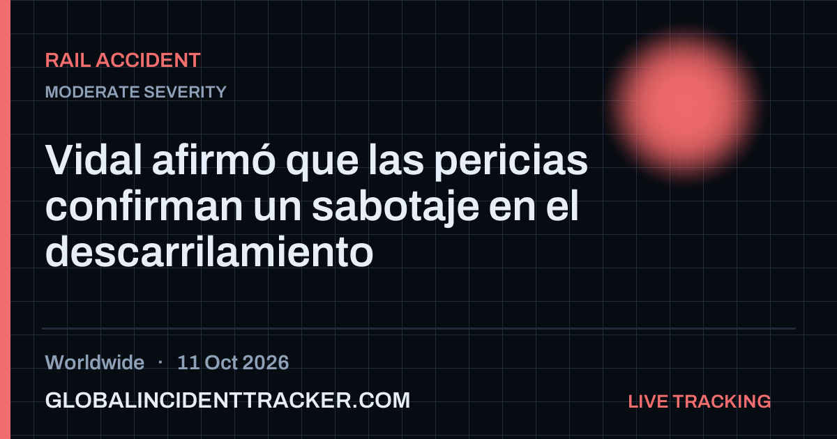 Rail Accident incident in worldwide on 11 October 2026 — Global Incident Tracker report card