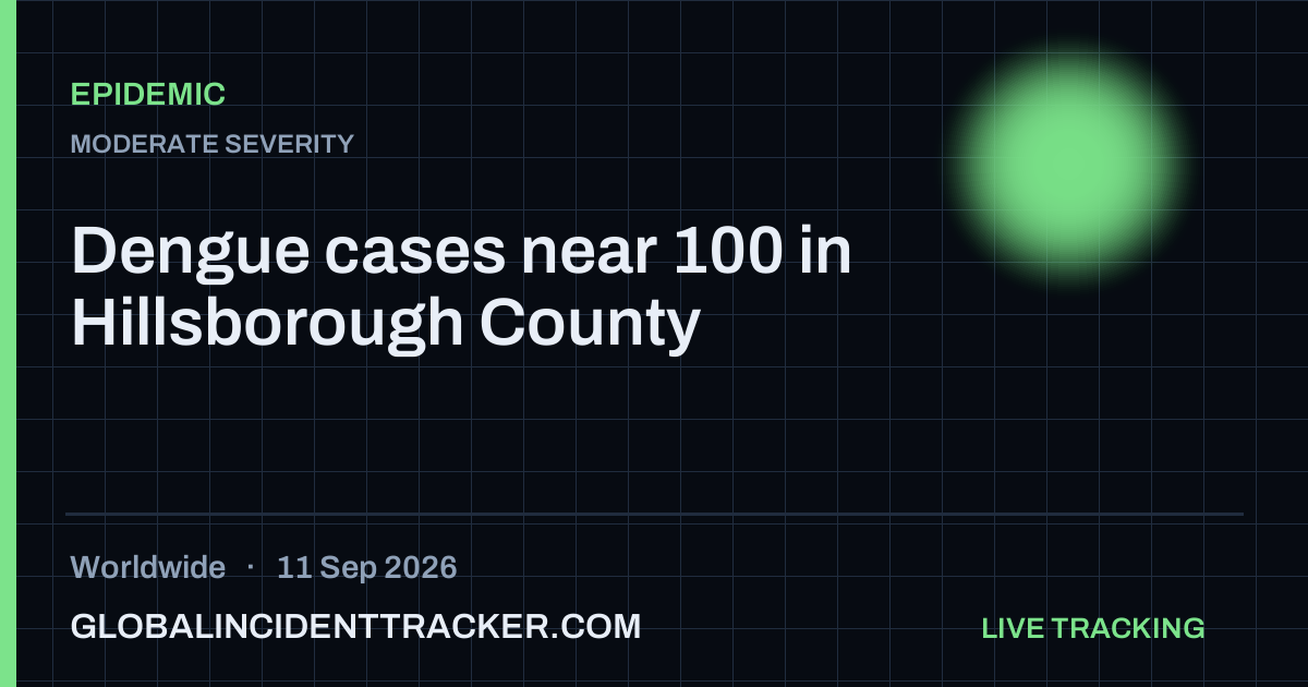 Epidemic incident in worldwide on 11 September 2026 — Global Incident Tracker report card