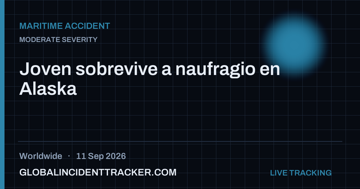 Maritime Accident incident in worldwide on 11 September 2026 — Global Incident Tracker report card