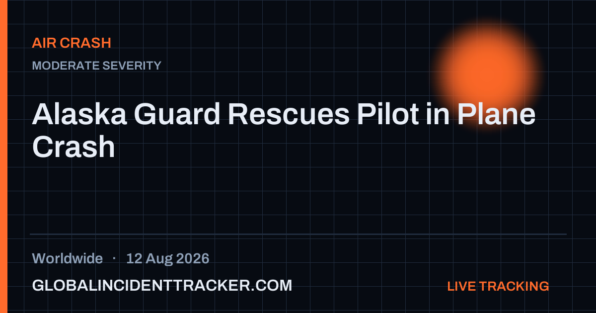 Air Crash incident in worldwide on 12 August 2026 — Global Incident Tracker report card