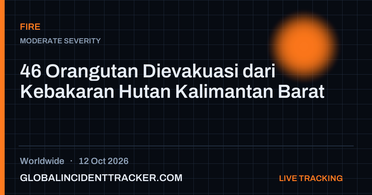 Fire incident in worldwide on 12 October 2026 — Global Incident Tracker report card