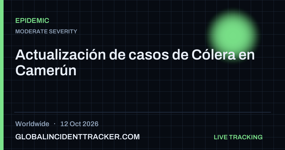 Epidemic incident in worldwide on 12 October 2026 — Global Incident Tracker report card