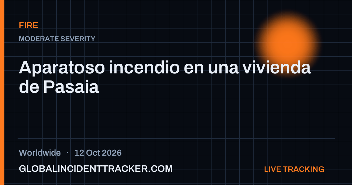 Fire incident in worldwide on 12 October 2026 — Global Incident Tracker report card
