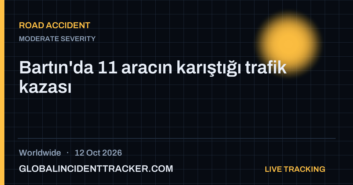 Road Accident incident in worldwide on 12 October 2026 — Global Incident Tracker report card