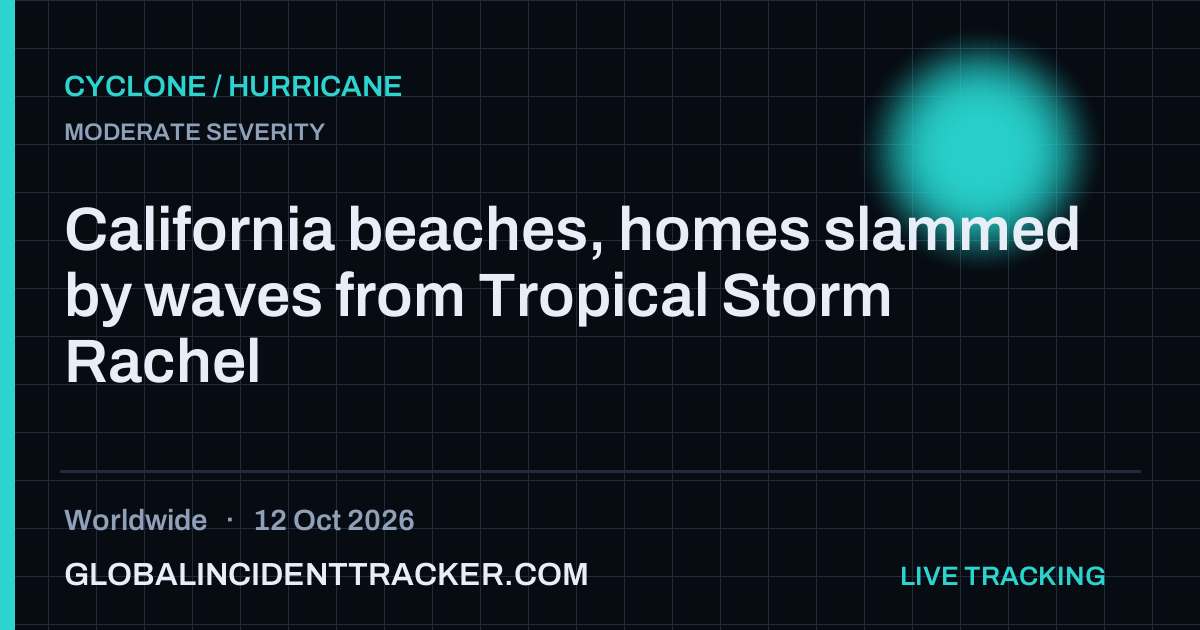 Cyclone / Hurricane incident in worldwide on 12 October 2026 — Global Incident Tracker report card