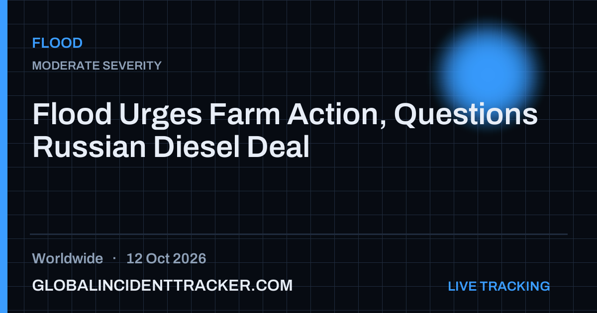 Flood incident in worldwide on 12 October 2026 — Global Incident Tracker report card