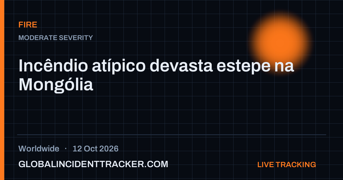 Fire incident in worldwide on 12 October 2026 — Global Incident Tracker report card